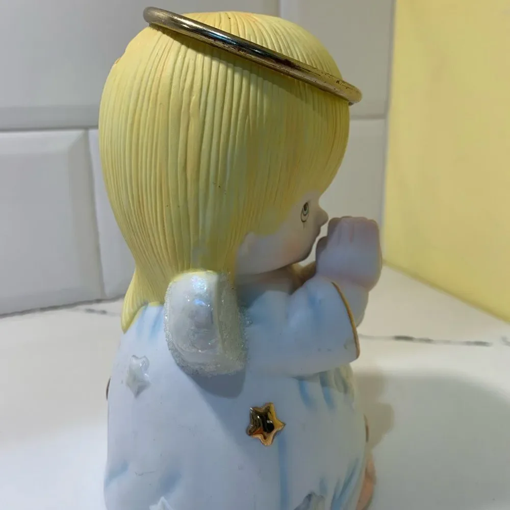 Ceramic Praying Angel Bank Vintage